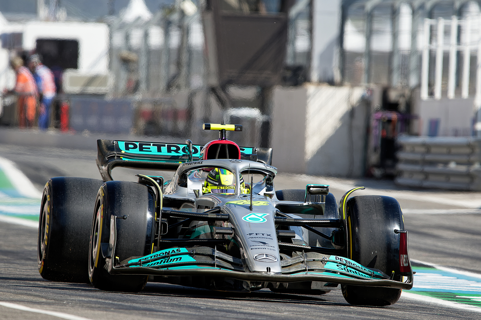 MERCEDES Lewis Hamilton FP2 at GP FRANCE 2022, Le Castellet, FRANCE, 22/07/2022